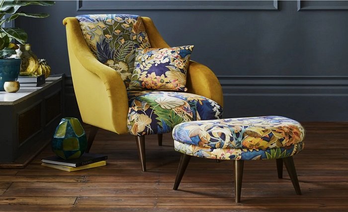 Patterned Accent Chair