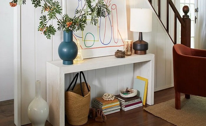 west elm console table